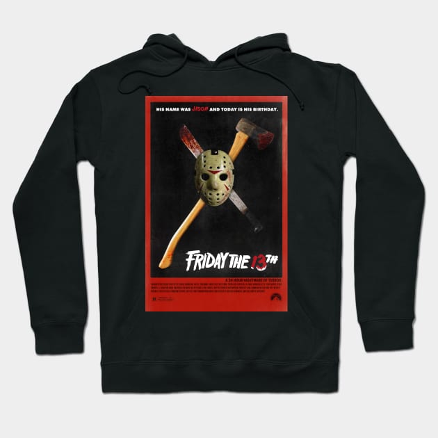 Friday the 13th Movie Poster Hoodie by petersarkozi82@gmail.com